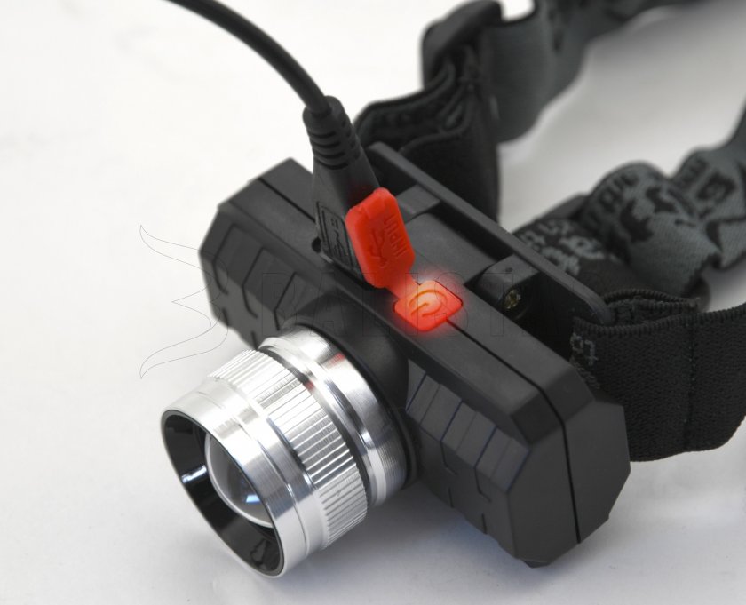 Hoofdlamp Cattara SCORPION 90lm XPE ZOOM oplaadbaar