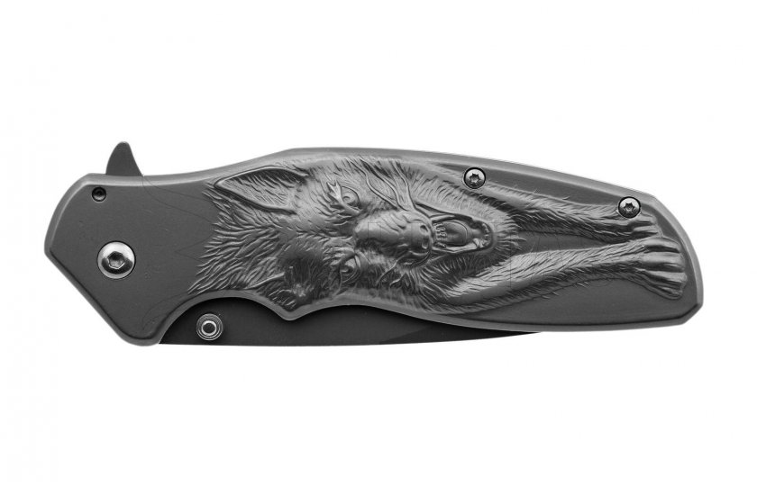 Mes Kandar N285 zilveren wolf