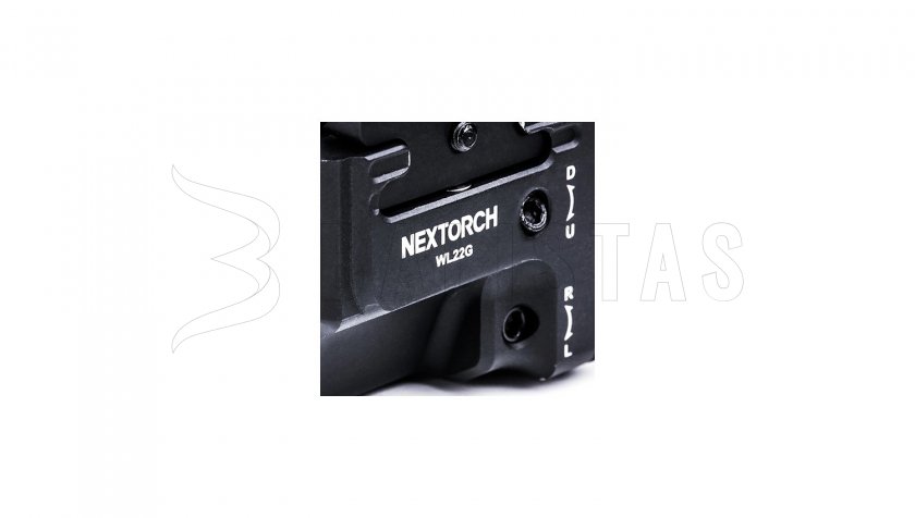 Pistoolzaklamp Nextorch WL22G met laser