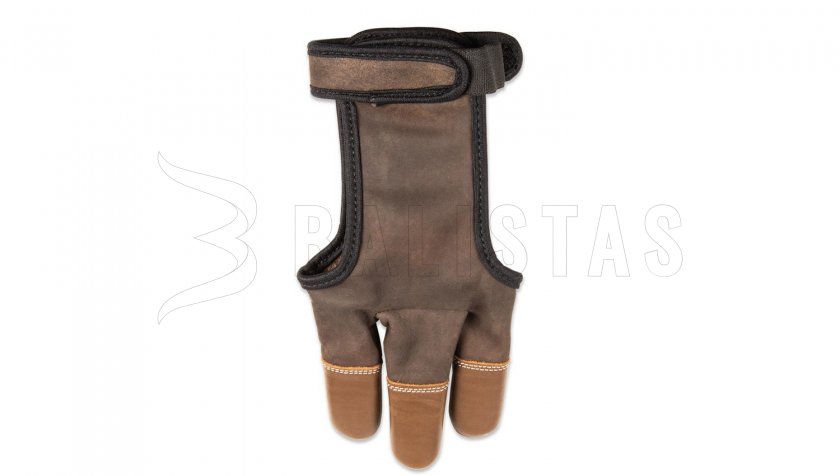 Schiet handschoen Buck Trail leren Cordovan maat M