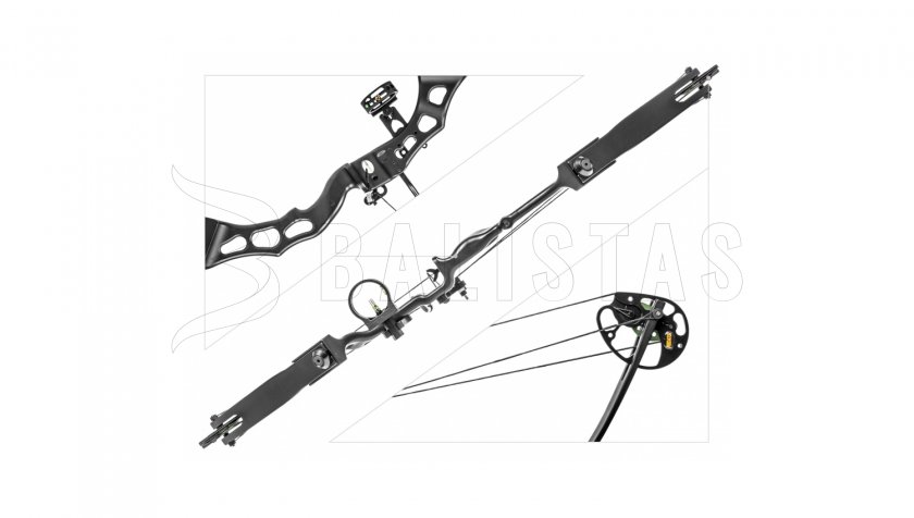 Boog Poe Lang Predator III 35-65lb zwart