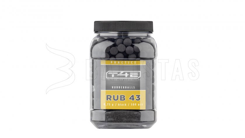 RAM Kuličky T4E cal.43 Gumové RUB 500ks
