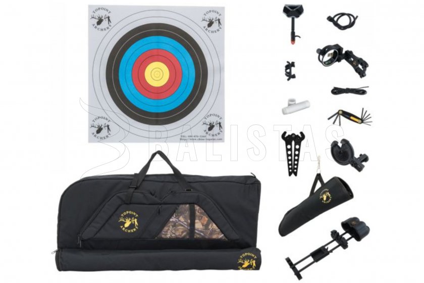 Compoundboog Topoint M1 DELUXE 9"-30" 20-70LBS RH Camo