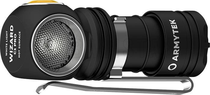 Multifunctionele zaklamp Armytek Wizard C1 Pro wit licht