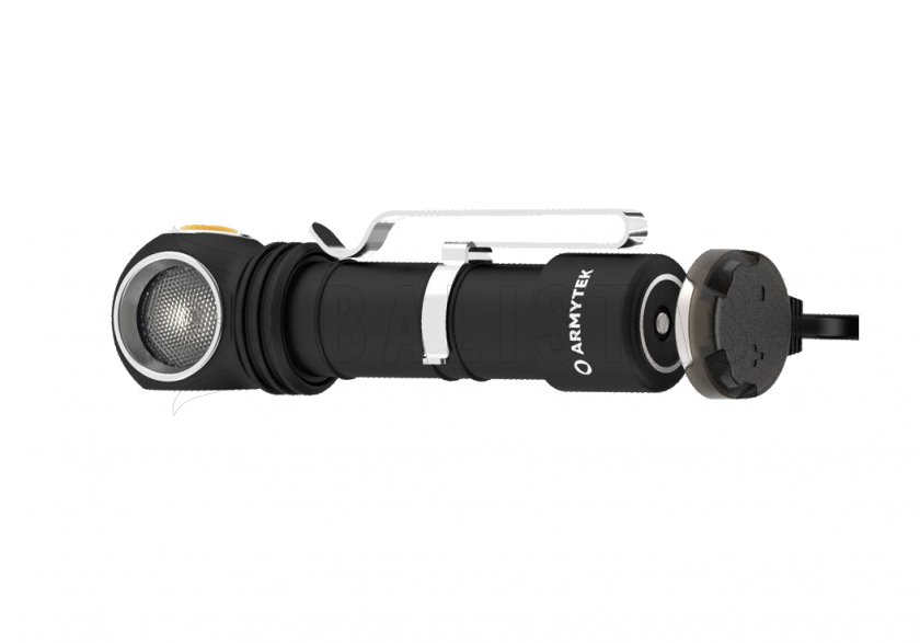 Multifunctionele zaklamp Armytek Wizard C2 WR USB wit en rood licht