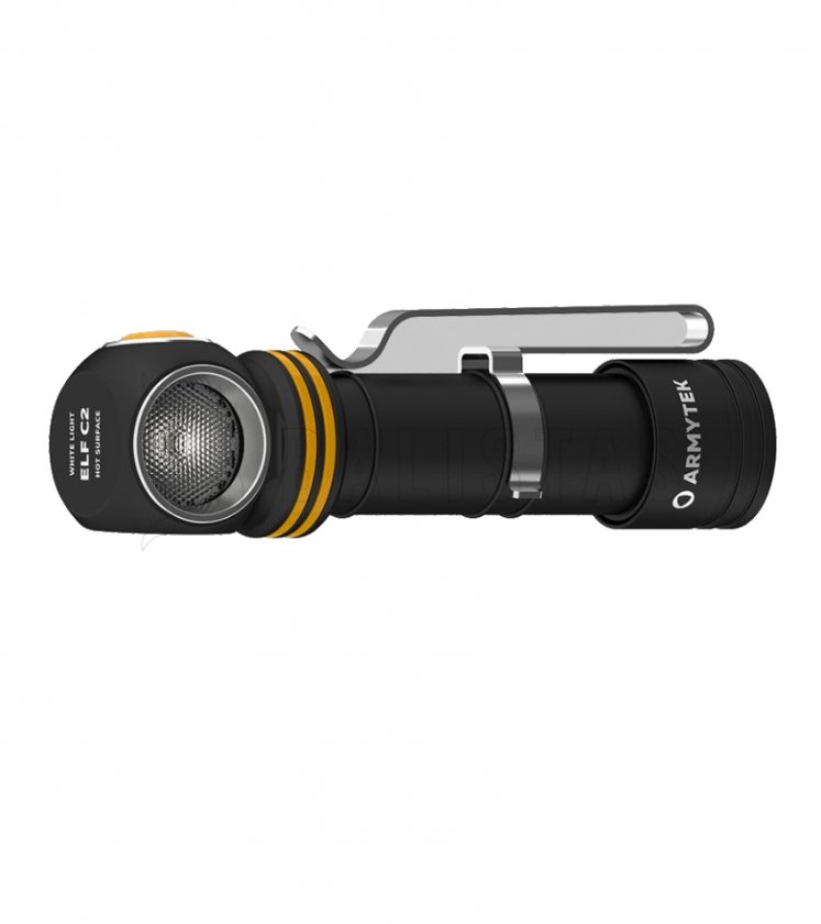 Multifunctionele zaklamp Armytek Elf C2 v2 warm licht