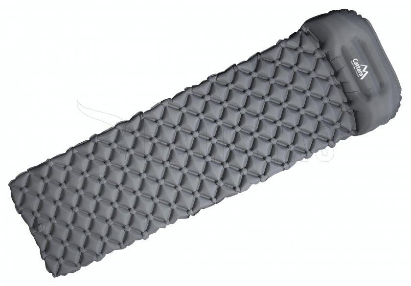 Opblaasbare slaapmat CRYSTAL 195x58x5cm grijs