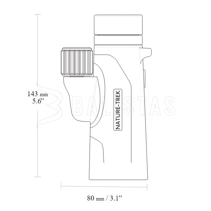 Hawke Nature-Trek 10x42 observatiemonokijker groen