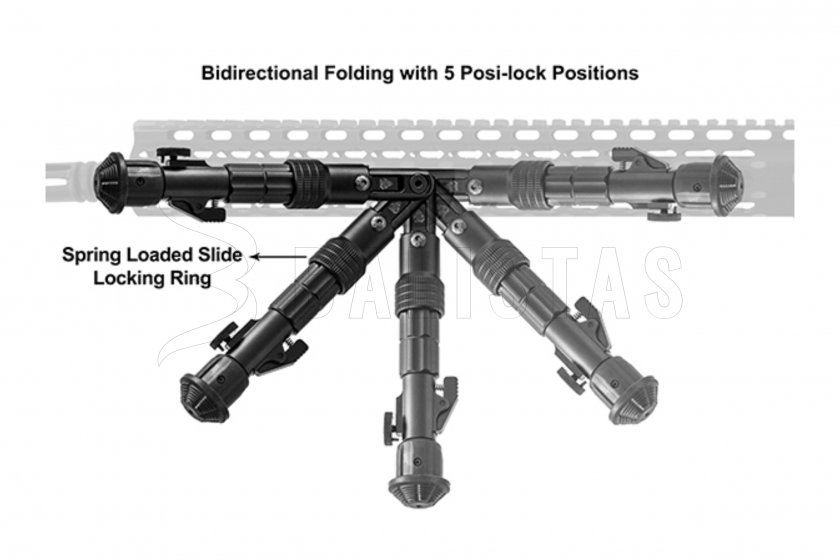 Tweedelige bipod UTG Recon Flex KeyMod