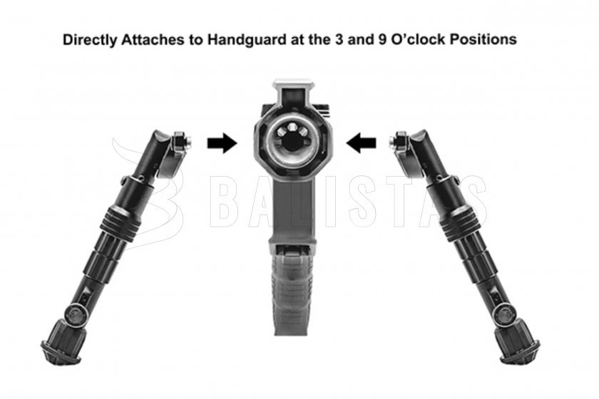 Tweedelige bipod UTG Recon Flex KeyMod