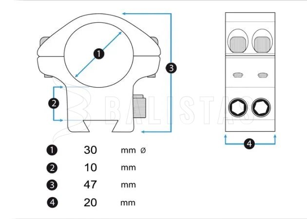 Montage Element Optics Accu-Lite 22mm/30mm medium