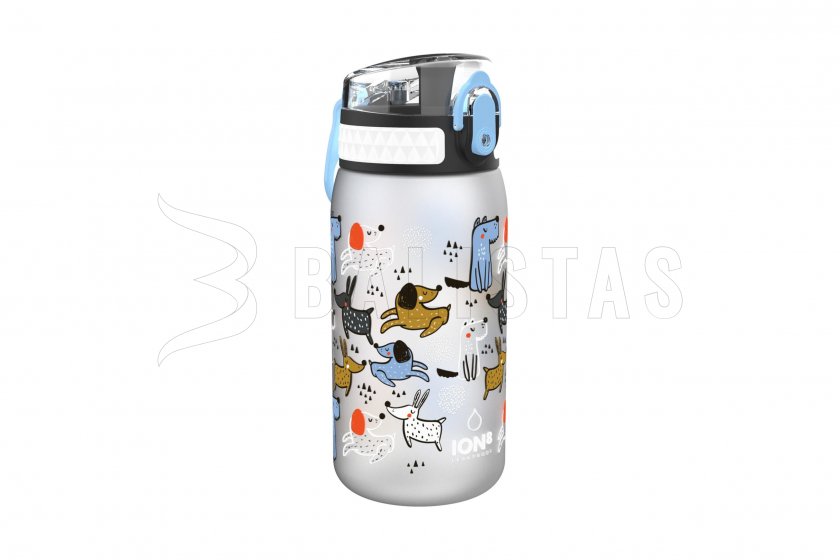 Fles ION8 Leak Proof 400ml Grijs met Honden
