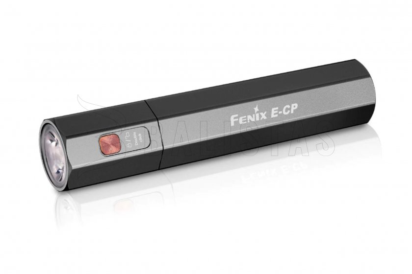 Zaklamp met powerbank Fenix E-CP Zwart