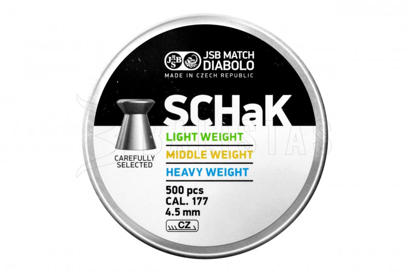Diabolo JSB SCHaK 4,50mm 0,520g 500st