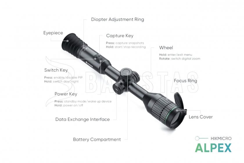 Nachtzicht Hikmicro ALPEX A50TN 940nm ThermVisia