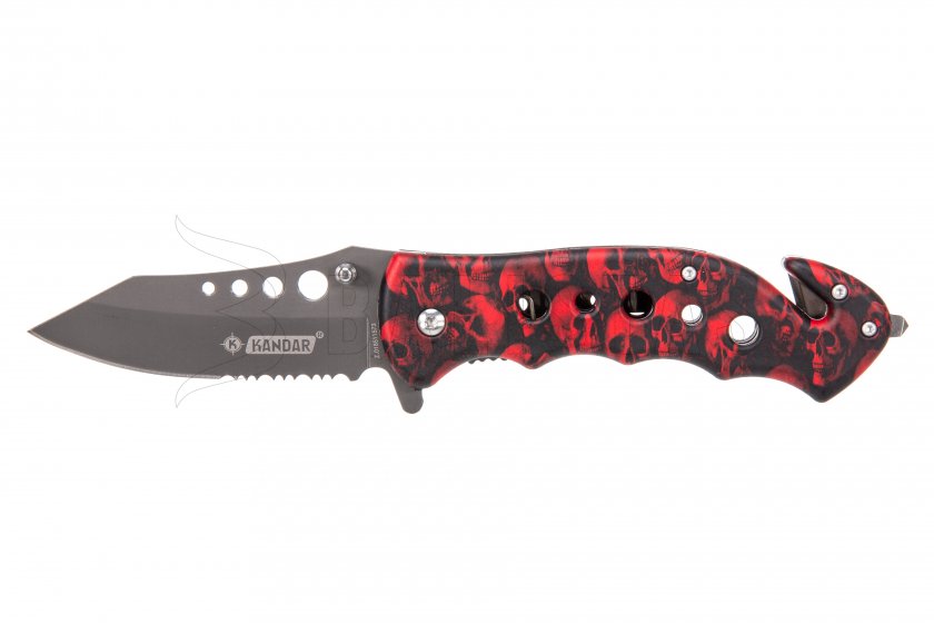 Mes Kandar N481 red skull