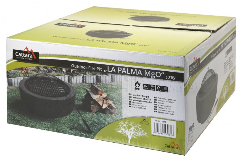 Ohniště LA PALMA grijs MgO