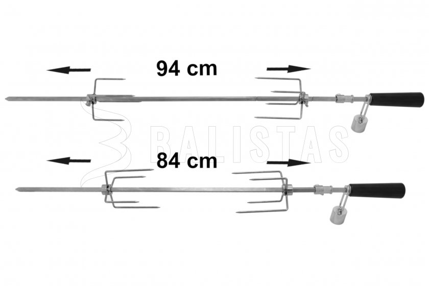 Grillspies Cattara UNI 84/94cm 230V