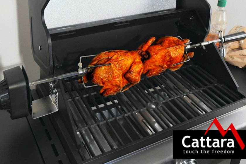 Grillspies Cattara UNI 84/94cm 230V