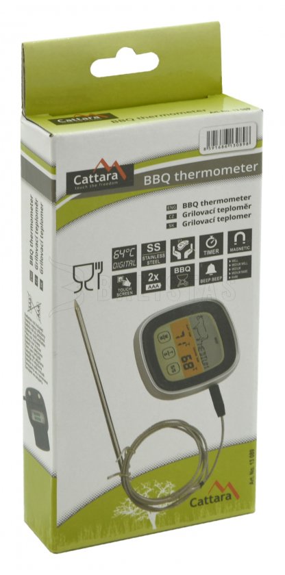 Digitale grillthermometer met sonde