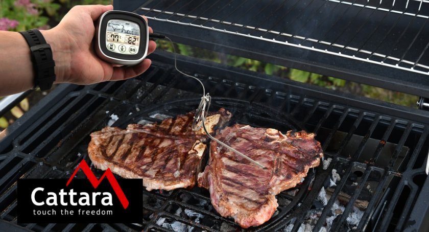 Digitale grillthermometer met sonde