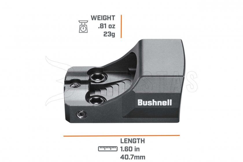 Red dot vizier Bushnell RXU-200 1x21 reflexní černý