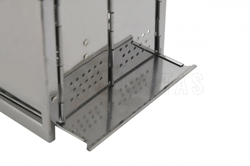 Grill kooktoestel op hout Cube opvouwbaar