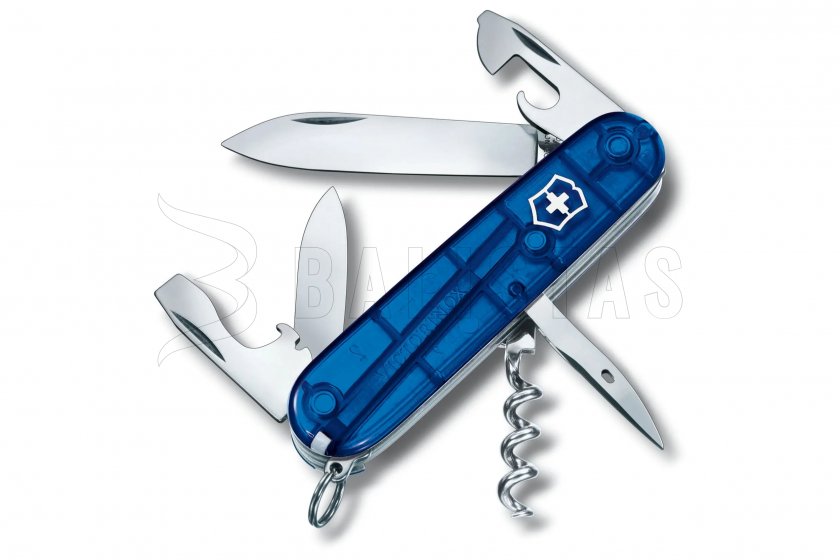 Victorinox Spartan blauw transparant