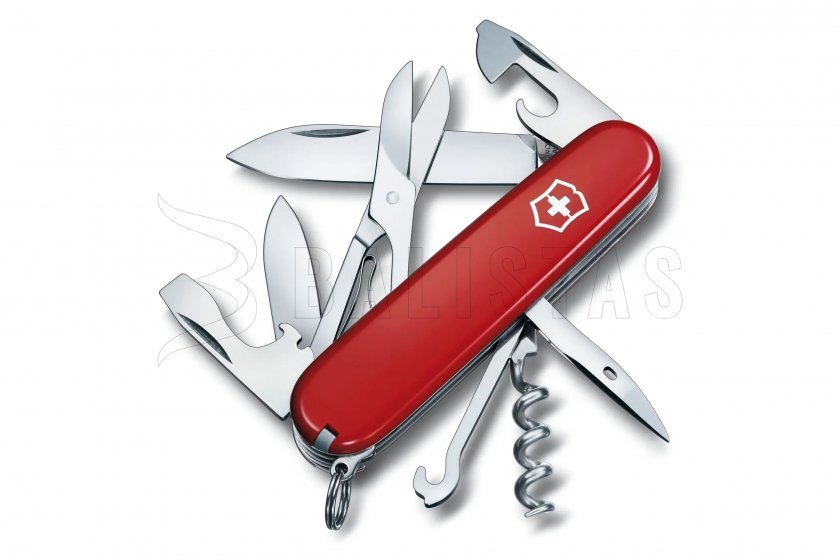 Multifunctioneel zakmes Victorinox Climber rood