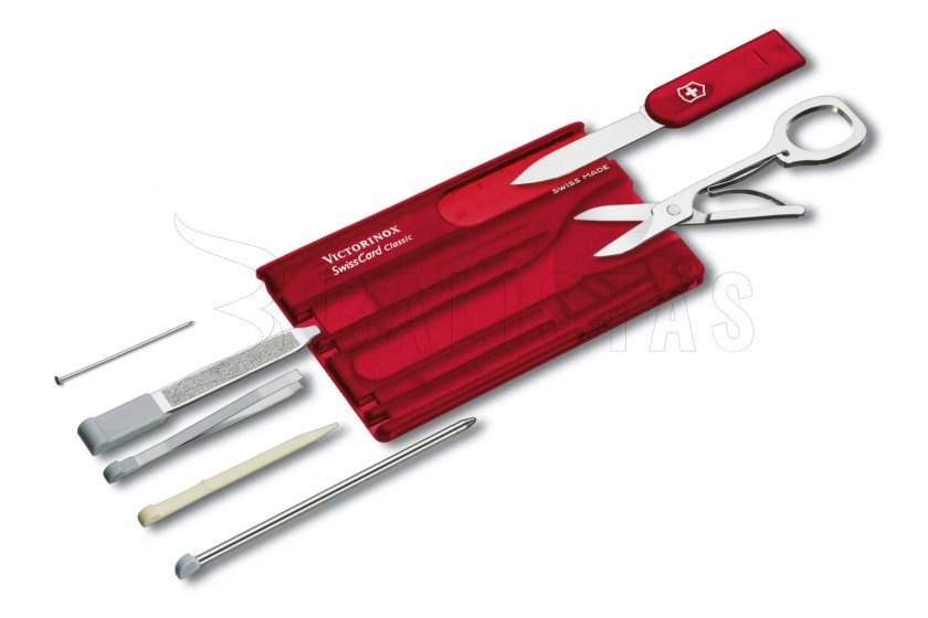 Kaart Victorinox Swiss Card Classic Rood