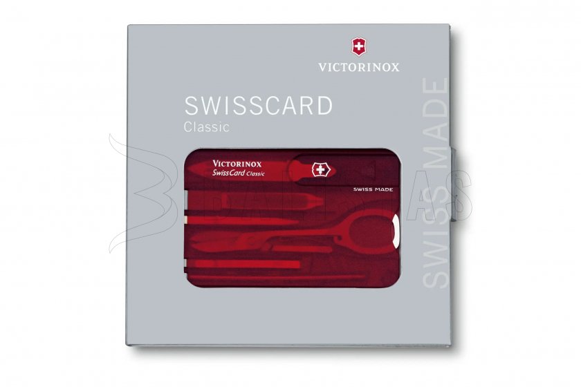 Kaart Victorinox Swiss Card Classic Rood
