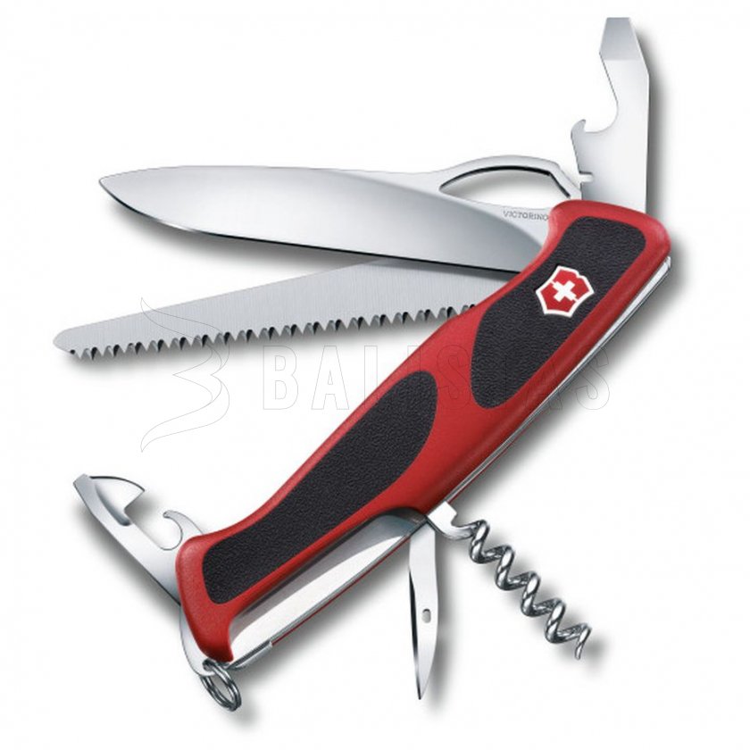 Multifunctioneel mes Victorinox RangerGrip 79 rood