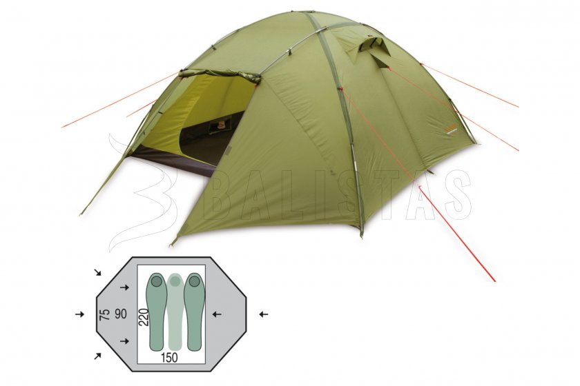 Tornado 2 Duralu tent groen