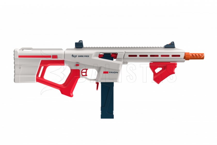 Blastergeweer Game Face Trion voor schuimkogels rood
