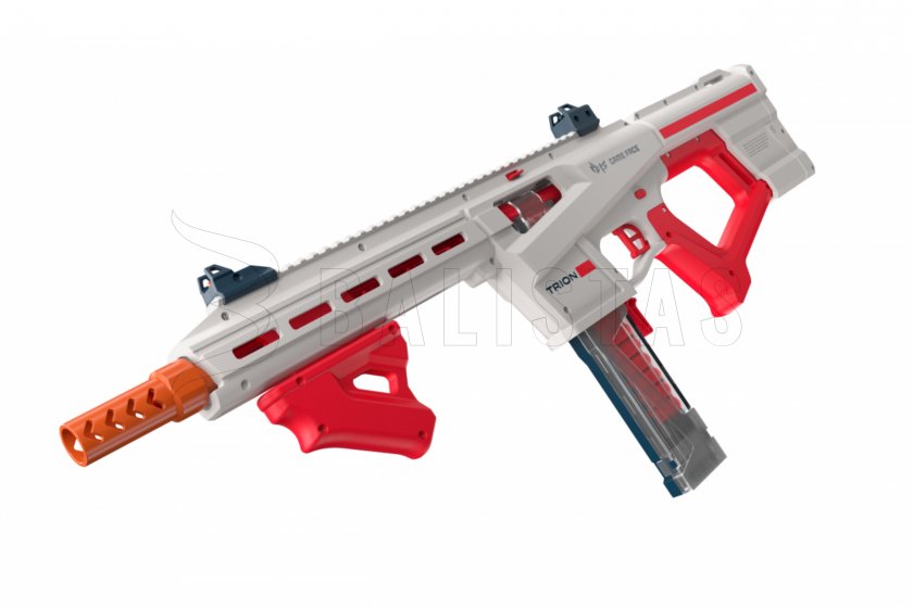 Blastergeweer Game Face Trion voor schuimkogels rood
