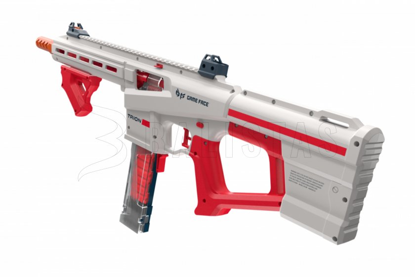 Blastergeweer Game Face Trion voor schuimkogels rood