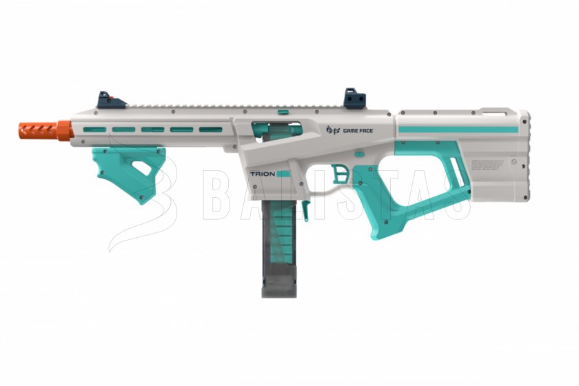 Blastergeweer Game Face Trion voor schuimprojectielen blauw