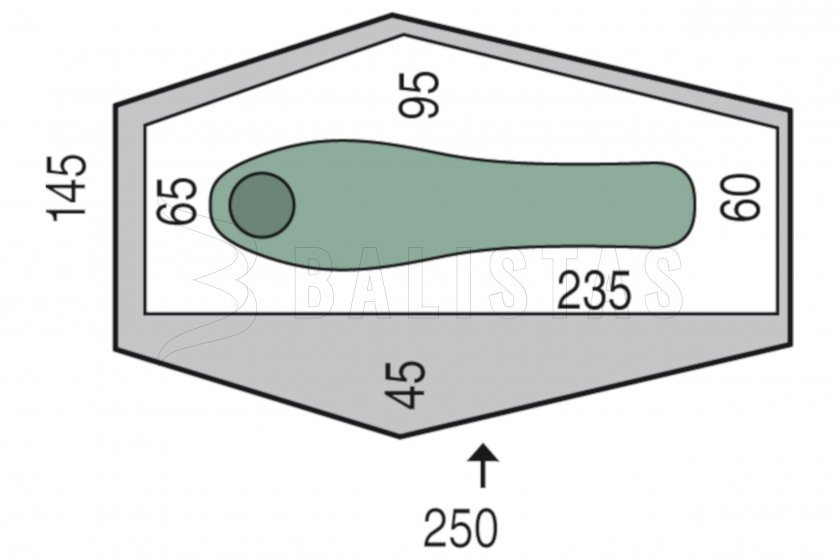 Tent Pinguin Echo 1 DAC Groen