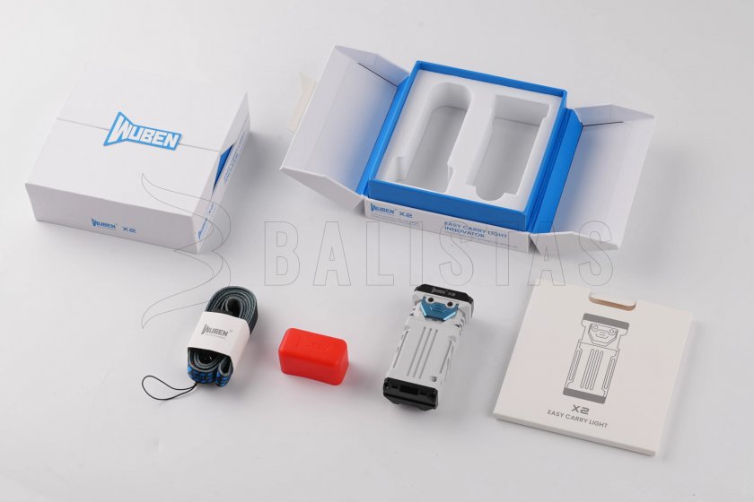 Zaklamp Wuben X2 Wit