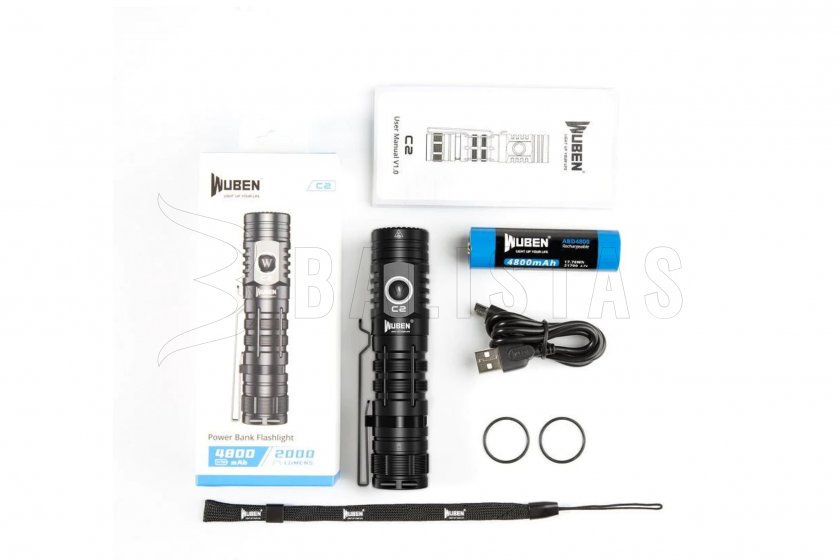 Zaklamp Wuben C2