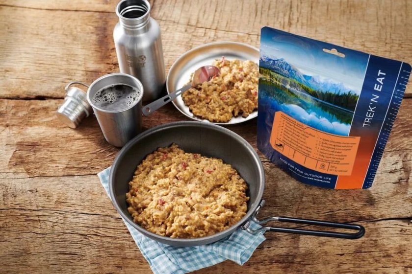 Reisketel rundvlees met rijst 1000+ kcal Trek'n Eat (glutenvrij)