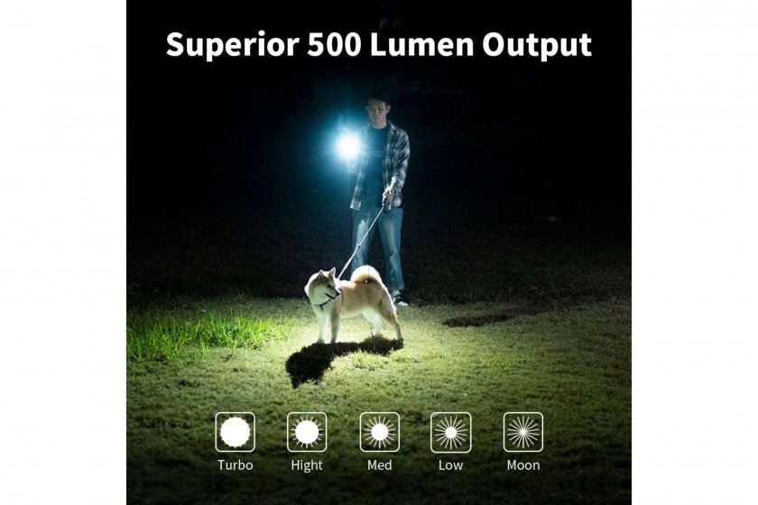 Zaklamp Wuben G2 groen