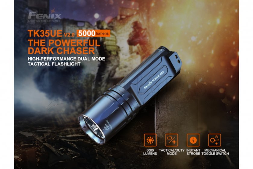 LED zaklamp Fenix TK35 UE V2.0