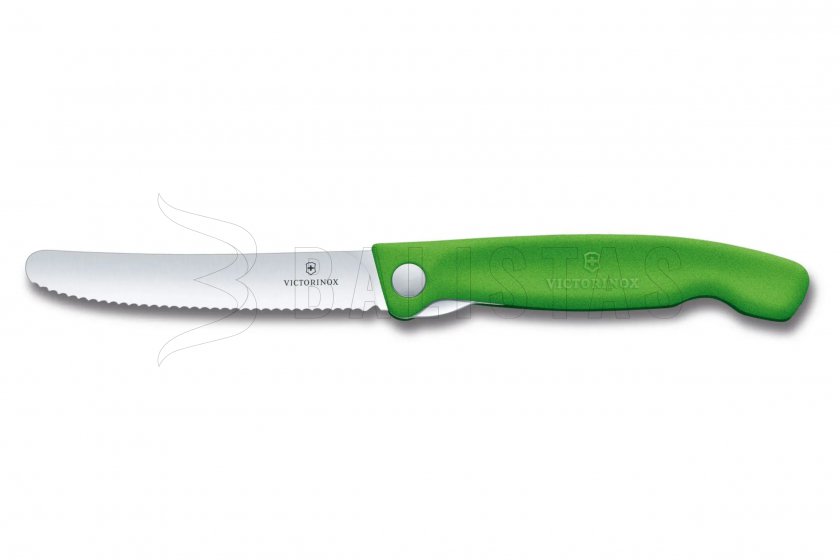 Opvouwmes voor groenten Victorinox kartelmes Groen