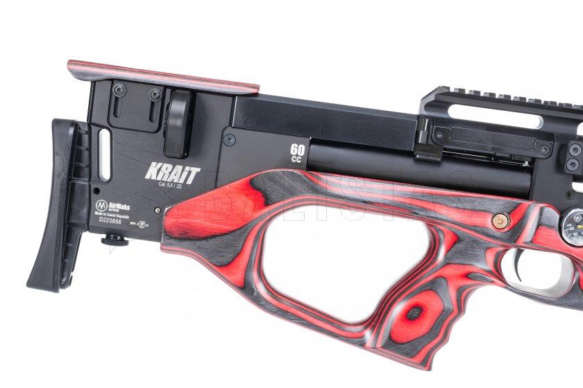 Luchtbuk AirMaks Krait WX 5,5mm Red Lamino