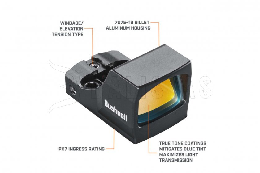Kolimator Bushnell RXC-200 Compact 1x21 reflex zwart