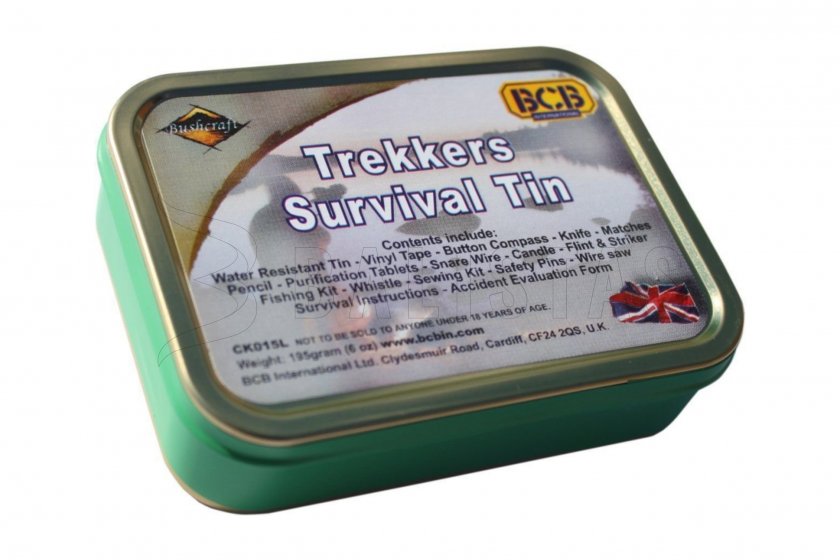 Noodpakket Krabička poslední záchrany Trekkers, BCB