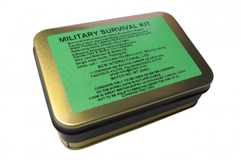 Krabička poslední záchrany Military Survival Kit, BCB