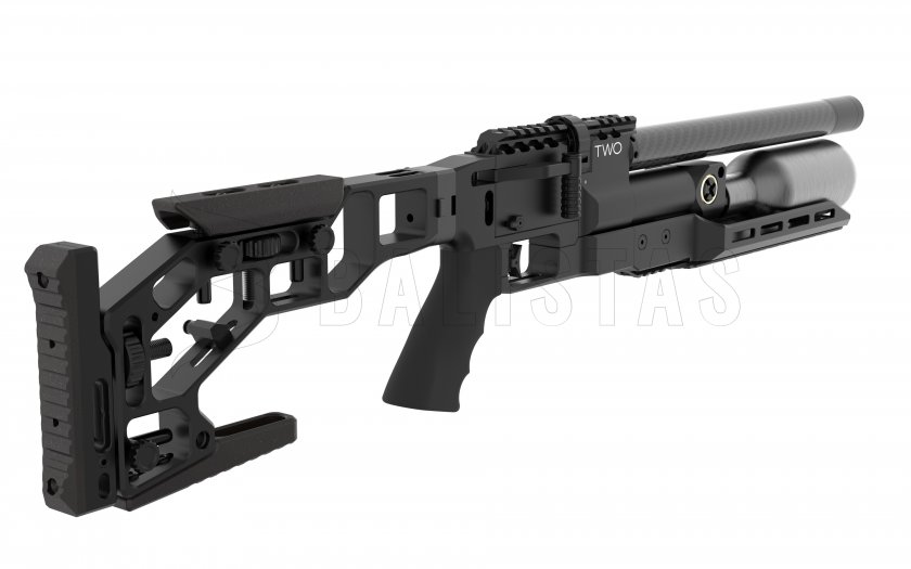 Luchtbuks EPIC TWO 6,35mm, CZ 300mm, CFB, Arca-Swiss S, inklapbare kolf