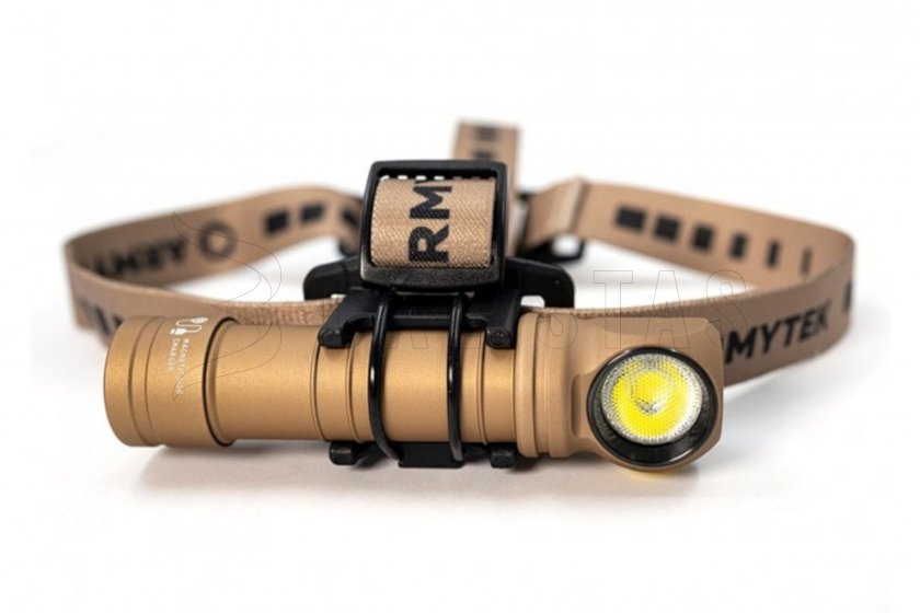 Hoofdlamp Armytek Wizard C2 Pro MAX Sand Koud licht